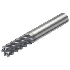 R215.34-04050-AC11L 1620 4mm 4 FL Solid Carbide End Mill - Corner Radius w/Cylindrical Shank - Best Tool & Supply