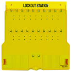 Padllock Wall Station - 22 x 22 x 1-3/4''-Unfilled; Base & Cover - Best Tool & Supply