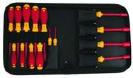 Insulated Slotted 2.0 - 8.0mm Phillips #1 - 3 Inch Nut Drivers 1/4" - 1/2". 15 Piece in Carry Case - Best Tool & Supply