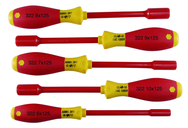 Insulated Nut Driver Metric Set Includes: 6.0 - 10.0mm. 5 Pieces - Best Tool & Supply