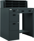 Stationary File Work Station and Stand Up Desk - Best Tool & Supply