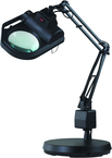 LED Illuminated Magnifier - 45" Articulating Arm - Adjustable Clamp Base - Best Tool & Supply