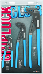 Channellock Griplock Plier Set -- #GLS3; 3 Pieces; Includes: 6"; 10" & 12" - Best Tool & Supply