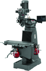 JTM-1 Mill With 3-Axis Newall DP700 DRO (Quill) With X-Axis Powerfeed - Best Tool & Supply