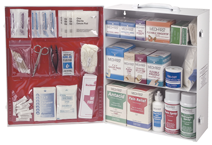 First Aid Kit - 3-Shelf Industrial Cabinet - Best Tool & Supply