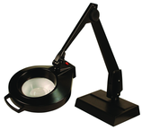 28" Arm 2.25X LED Magnifier Desk Base W/ Floating Arm Circline - Best Tool & Supply