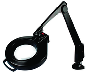 28" Arm 1.75X LED Mag Ben Bench Clamp, Floating Arm Circline - Best Tool & Supply
