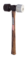 Vaughan Rubber Mallet -- 24 oz; Hickory Handle - Best Tool & Supply
