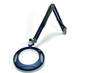 Green-Lite® 7-1/2" Spectra Blue Round LED Magnifier; 43" Reach; Table Edge Clamp - Best Tool & Supply