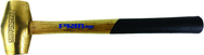 PRM Pro 10 lb. Brass Hammer with 32" Wood Handle - Best Tool & Supply