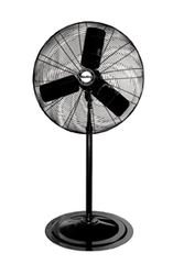 24" Pedestal Fan; 3-speed; 1/4 HP; 120V - Best Tool & Supply