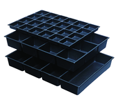 One-Piece ABS Drawer Divider Insert - 24 Compartments - For Use With Any 29" Roller Cabinet w/2" Drawers - Best Tool & Supply