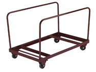 Folding Table Dolly - Vertical Holds 8 tables-1/8" Channel Steel Construction - Best Tool & Supply