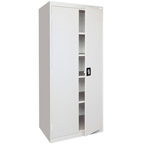 36 x 24 x 78" (Light Gray) - Transport Cabinet with Doors - Best Tool & Supply