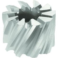 3 x 1-3/4 x 1-1/4 - HSS - Shell Mill - 12T - TiN Coated - Best Tool & Supply