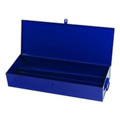 30-1/4 x 8-1/8 x 4-3/4" Blue Toolbox - Best Tool & Supply
