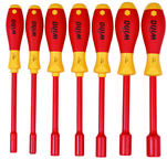 Insulated Nut Driver Inch Set Includes: 3/16" - 1/2". 7 Pieces - Best Tool & Supply