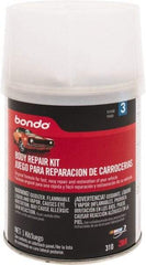 3M - 4 Piece Body Repair Kit - 16 oz Body Filler, .50 oz Cream Hardener, Metal Body Patch, Spreader - Best Tool & Supply