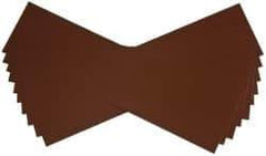 Made in USA - 10 Piece, 5" Wide x 20" Long Plastic Shim Stock Sheet - Brown, ±10% Tolerance - Best Tool & Supply