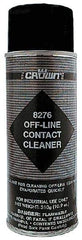 Crown - 10.9 Ounce Aerosol Contact Cleaner - 0°F Flash Point, Flammable, Food Grade, Plastic Safe - Best Tool & Supply