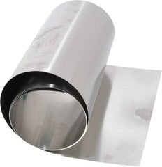 Made in USA - 50 Inch Long x 6 Inch Wide x 0.006 Inch Thick, Roll Shim Stock - Stainless Steel - Best Tool & Supply