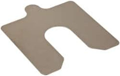 Made in USA - Metal Shim Stock Type: Slotted Shim Material: Stainless Steel - Best Tool & Supply