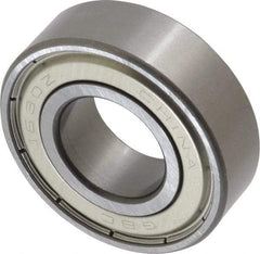 Value Collection - 3/4" Bore Diam, 1-5/8" OD, Double Shield Semi Ground Extra Light Radial Ball Bearing - 1/2" Wide, 1 Row, Round Bore, 1,010 Lb Static Capacity, 1,951 Lb Dynamic Capacity - Best Tool & Supply