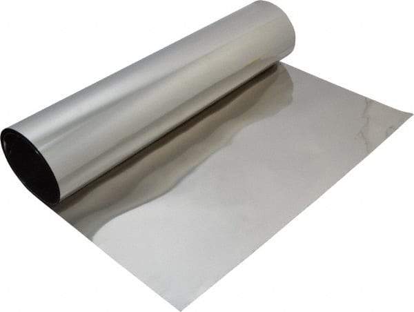 Made in USA - 50 Inch Long x 12 Inch Wide x 0.001 Inch Thick, Roll Shim Stock - Stainless Steel - Best Tool & Supply