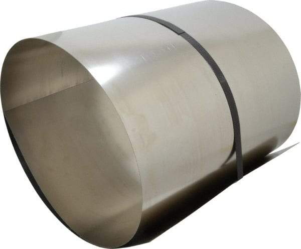 Made in USA - 50 Inch Long x 12 Inch Wide x 0.02 Inch Thick, Roll Shim Stock - Stainless Steel - Best Tool & Supply