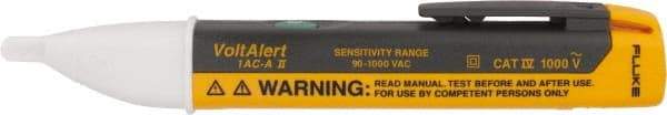 Fluke - 1,000 VAC to 90 VAC, Voltage Tester - LED Display, 405 Hz, AAA Power Supply - Best Tool & Supply