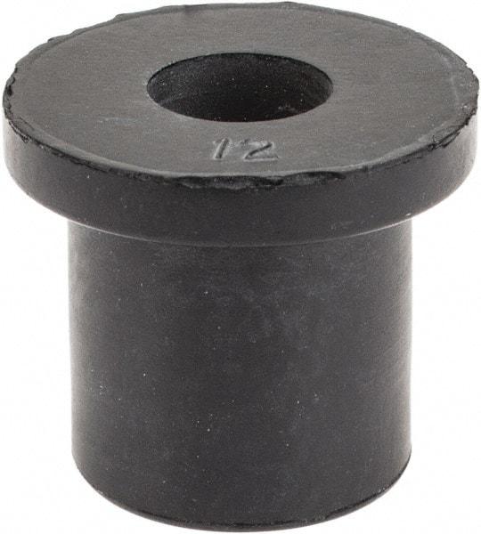 RivetKing - 5/16-18, 7/8" Diam x 1/8" Thick Flange, Rubber Insulated Rivet Nut - UNC Thread, Rubber, 9/16" Body Diam, 0.725" OAL - Best Tool & Supply