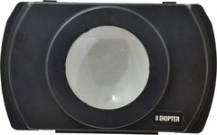 Electrix - 4 Diopter, 3" Wide, Task & Machine Light Magnifier Lens - Black, For Use with 7450 & 7452 Magnifiers - Best Tool & Supply