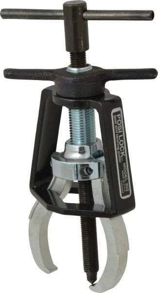 Posi Lock Puller - Steel 2-Jaw Miniature Bearing Puller - 2-1/4" Reach, For Bearings, Gears & Pulleys - Best Tool & Supply