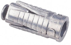 Made in USA - 1/2" Diam, 1/2" Drill, 5" OAL, 1-1/4" Min Embedment Taper Bolt Concrete Anchor - Grade 5 Steel, Zinc-Plated Finish, Hex Head, Hex Drive - Best Tool & Supply