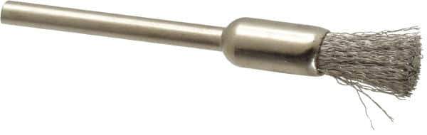 Osborn - 1/4" Brush Diam, End Brush - 1/8" Diam Shank, 25,000 Max RPM - Best Tool & Supply