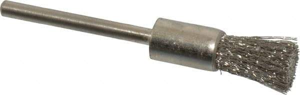 Osborn - 5/16" Brush Diam, End Brush - 1/8" Diam Shank, 25,000 Max RPM - Best Tool & Supply