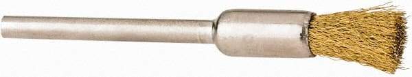 Osborn - 1/4" Brush Diam, End Brush - 1/8" Diam Shank, 25,000 Max RPM - Best Tool & Supply