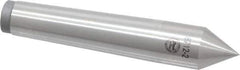 Value Collection - 0.71" Head Diam, Steel Standard Point Solid Dead Center - 2MT Morse Taper, 0.71" Point Diam, 3-15/16" OAL - Best Tool & Supply