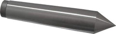 Value Collection - 1.24" Head Diam, Steel Standard Point Solid Dead Center - 4MT Morse Taper, 1.24" Point Diam, 6-5/16" OAL - Best Tool & Supply