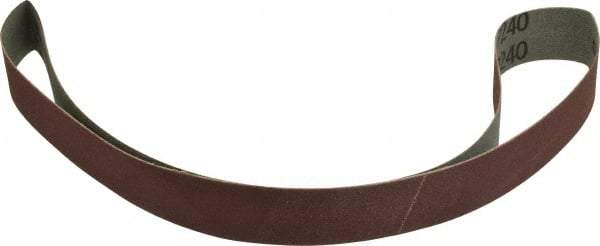 Tru-Maxx - 1" Wide x 30" OAL, 240 Grit, Aluminum Oxide Abrasive Belt - Aluminum Oxide, Very Fine, Coated - Best Tool & Supply