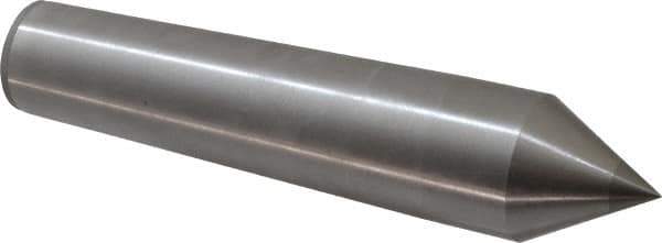 Made in USA - Carbide-Tipped Alloy Steel Standard Point Solid Dead Center - 5MT Morse Taper, 8-1/2" OAL - Best Tool & Supply