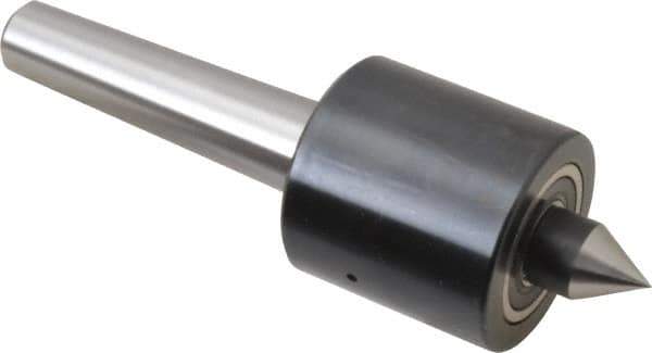 Riten - MT2 Taper Shank, 1-5/8" Head Diam 1,000 Lb Capacity Live Center - 2,500 Max RPM, 1-5/8" Head Length, 9/16" Point Diam, 13/16" Point Len, 300 Lb Max Workpc, Standard Point - Best Tool & Supply