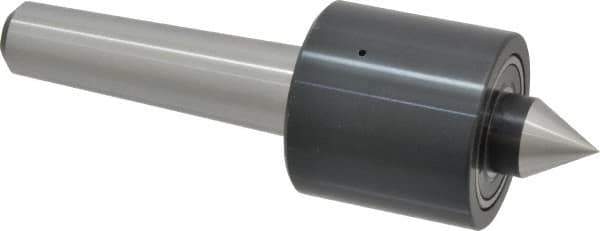 Riten - MT3 Taper Shank, 2" Head Diam 1,830 Lb Capacity Live Center - 2,500 Max RPM, 1-15/16" Head Length, 13/16" Point Diam, 1" Point Len, 500 Lb Max Workpc, Standard Point - Best Tool & Supply