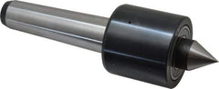 Riten - MT4 Taper Shank, 2-3/8" Head Diam 2,200 Lb Capacity Live Center - 2,500 Max RPM, 2-1/4" Head Length, 1" Point Diam, 1-1/4" Point Len, 1,100 Lb Max Workpc, Standard Point - Best Tool & Supply