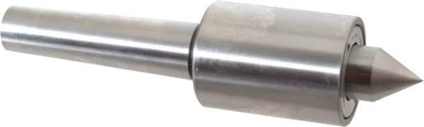 Riten - MT3 Taper Shank, 1-3/4" Head Diam 4,600 Lb Capacity Live Center - 5,000 Max RPM, 2-3/8" Head Length, 7/8" Point Diam, 1-1/8" Point Len, 920 Lb Max Workpc, Standard Point - Best Tool & Supply