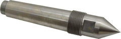 Riten - 1-1/4" Head Diam, Steel Standard Point Solid Dead Center - 4MT Morse Taper, 1-1/4" Point Diam, 2-1/32" Point Length - Best Tool & Supply