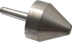 Riten - MT3 Taper Shank, 4" Head Diam 8,000 Lb Capacity Live Center - 4-9/32" Head Length, 1" Point Diam, 4.2813" Point Len, 3,800 Lb Max Workpc, Bull Nose Point - Best Tool & Supply