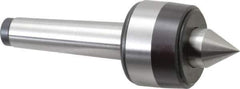 Bison - MT2 Taper Shank, 1.57" Head Diam 460 Lb Capacity Live Center - 5,000 Max RPM, 0.7" Point Diam, 0.87" Point Len, 460 Lb Max Workpc, 4.74" OAL, 0.87" Long Tip, Standard Point - Best Tool & Supply