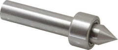 Riten - Straight Shank, 1-1/4" Head Diam 1,500 Lb Capacity Live Center - 1,000 Max RPM, 3/4" Long Case, 1/2" Point Diam, 9/16" Point Len, 440 Lb Max Workpiece, Standard Point - Best Tool & Supply