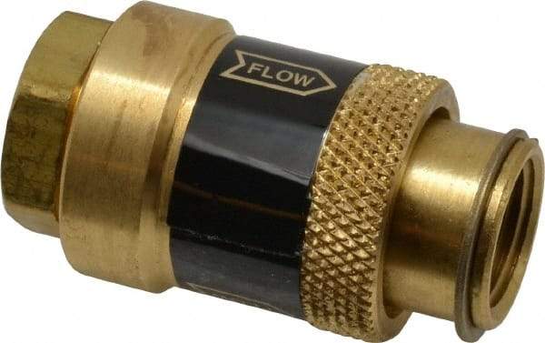 Coilhose Pneumatics - 3/8" Pipe, FNPT x FNPT, Brass Lockout Valve - 150 Max psi, Brass Sleeve - Best Tool & Supply